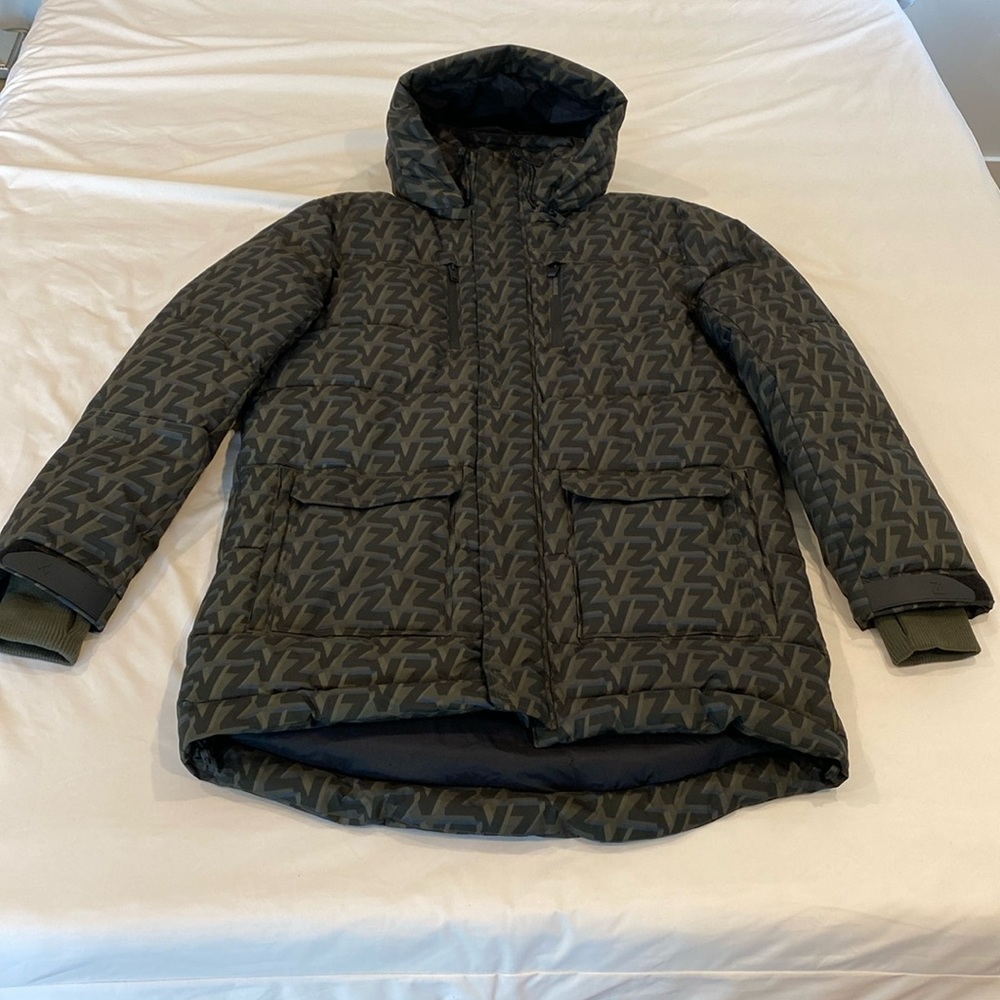NWOT - Zadig & Voltaire - Hooded Puffer Jacket - Green - M